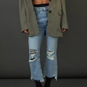 Urban Outfitters High-Waisted Cropped Flare Jean